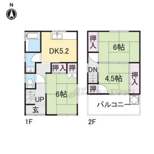 奈良県奈良市八条町【一戸建】の間取り