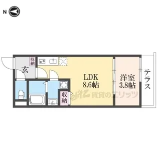 (仮称)グランデコート御陵天徳町【106号室】の間取り