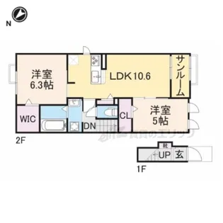 メゾン・シャトン?【2階】の間取り