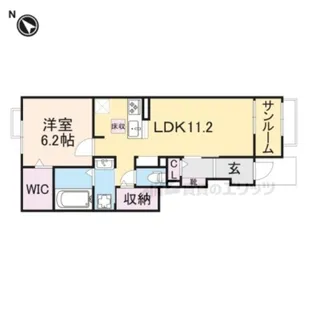 フェリオ【1階】の間取り