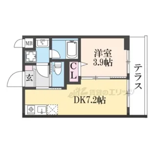 仮)西野岸ノ下町アパート【102号室】の間取り