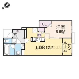 フォレ フォート?【104号室】の間取り