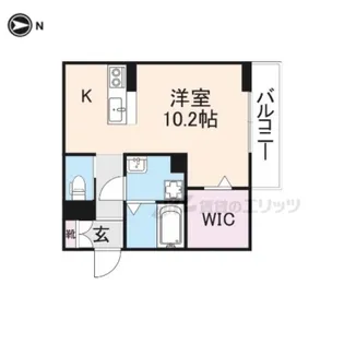 ビオット彦根B棟【3階】の間取り
