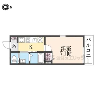 HKK728【仮)202号室】の間取り