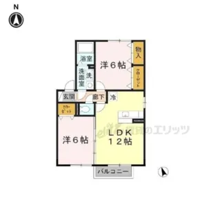 アゼリア【2階】の間取り