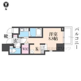 ONLYONE川西藤ノ木【9階】の間取り