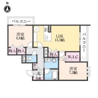 ミラーエステートイーストビル【3階】の間取り