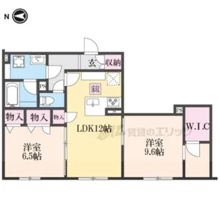 ミラーエステートイーストビル【1階】の間取り