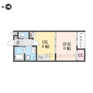 グレートヒルズ8番館【3階】の間取り