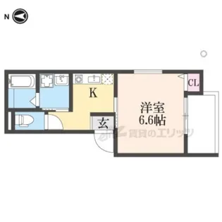 コンプレト醍醐【2階】の間取り