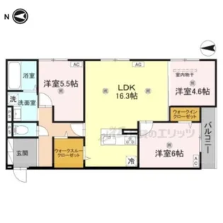 Daiya Soie(ダイヤ ソワ)【2階】の間取り