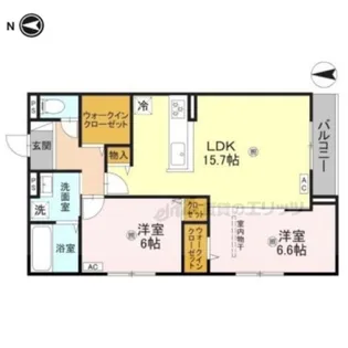 Daiya Soie(ダイヤ ソワ)【2階】の間取り