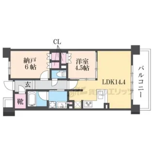 レジデンス ザ 京都東山大和大路【207号室】の間取り