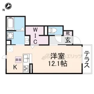 Esprit V【102号室】の間取り