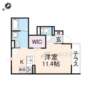 Esprit V【103号室】の間取り