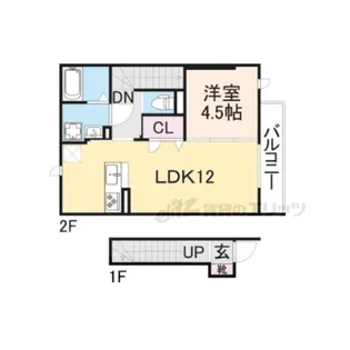 Esprit V【202号室】の間取り