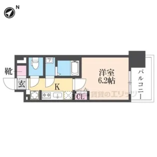 プレサンス大津京町ヴェリス【2階】の間取り
