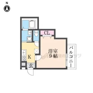フジパレス宝塚光明町【3階】の間取り