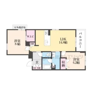 新清館?【3階】の間取り