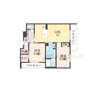 新清館?【303号室】の間取り