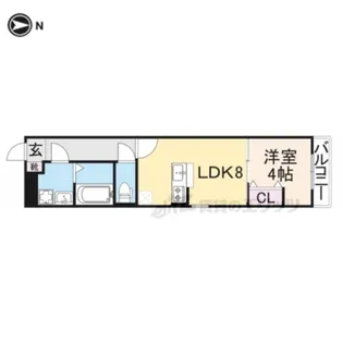 KRM RESIDENNCE NAGAOKATENJIN【3階】の間取り