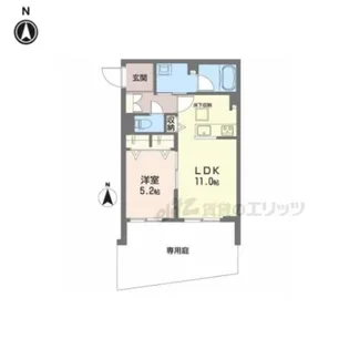 シャーメゾン マーサ東山【102号室】の間取り