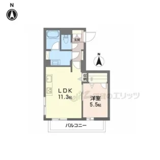 シャーメゾン マーサ東山【301号室】の間取り