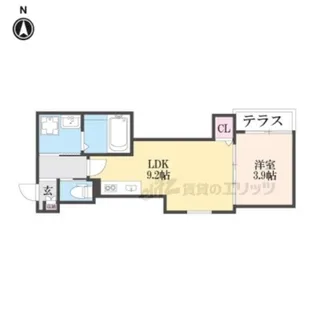 GRAND SUN【1階】の間取り