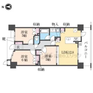 グラン・シティオ西京極【4階】の間取り