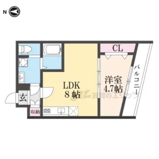 ARCA嵯峨嵐山【2階】の間取り