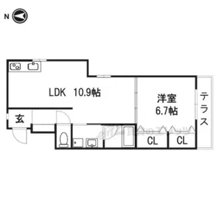 CASAMIA【1階】の間取り
