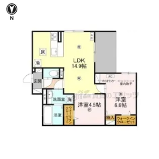 吉勇【101号室】の間取り