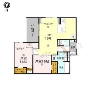 吉勇【205号室】の間取り