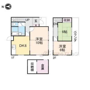 京都府南丹市八木町木原岼山【一戸建】の間取り