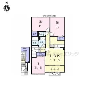 ETERNO・Y?【2階】の間取り