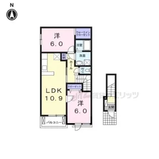 コート アプルーバル ネオ ?【2階】の間取り
