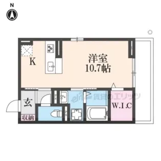 アリア西矢倉【2階】の間取り