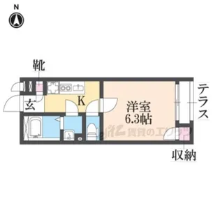 レオネクストLovin ?【1階】の間取り