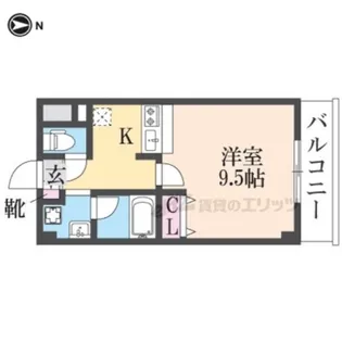 ペイサージュ【3階】の間取り
