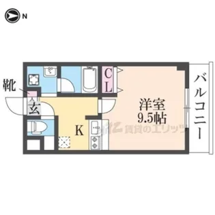 ペイサージュ【2階】の間取り
