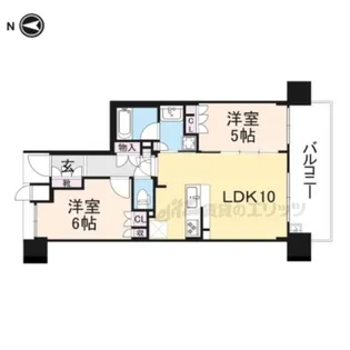 BELISTA大津駅前【303号室】の間取り