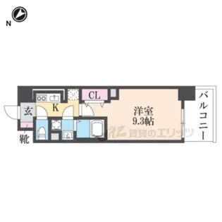 AXIA草津_DC【201号室】の間取り