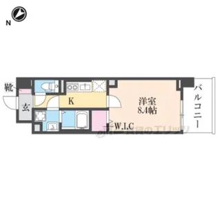 AXIA草津_DC【207号室】の間取り