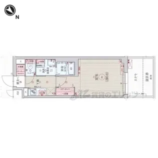 ベラジオ雅び京都洛北ガーデン【1階】の間取り