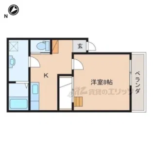 オーク?【206号室】の間取り
