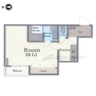 Rita椥辻【3階】の間取り