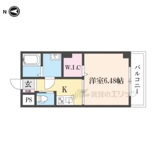 広野町西裏マンション【203号室】の間取り