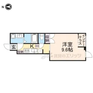 セレーノ石山【1階】の間取り