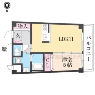 アンアーク【2階】の間取り