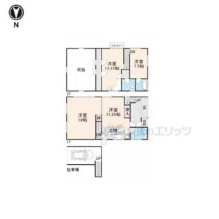 滋賀県大津市皇子が丘1丁目【一戸建】の間取り